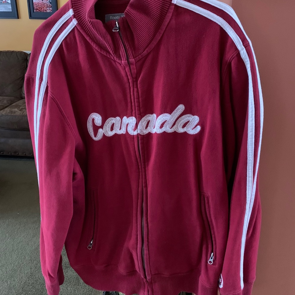 Roots Canada zip up hoodie